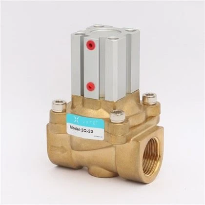 Van góc phải điều khiển khí nén 2/2 chiều
